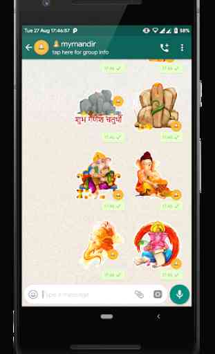 Ganesh Stickers for Ganesh Chaturthi 2019 (New) 4