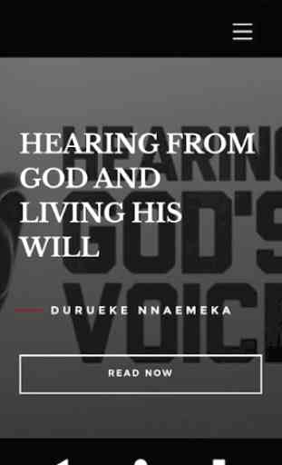 Hearing from God and Living his Will 1