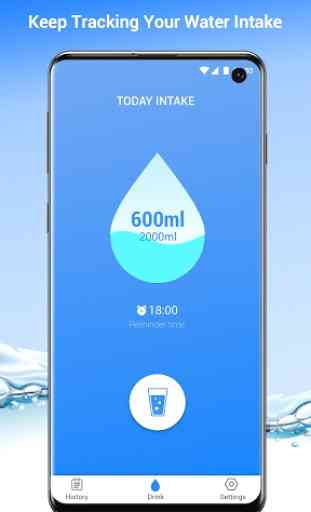 iWater Drink Water Reminder & Alarm-Water Tracker 2