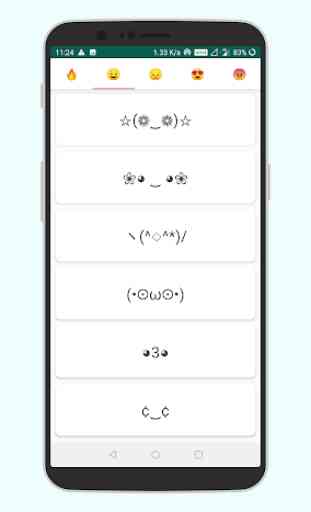 Kaomoji - Cute Text Faces, Japanese Emoticons :') 4