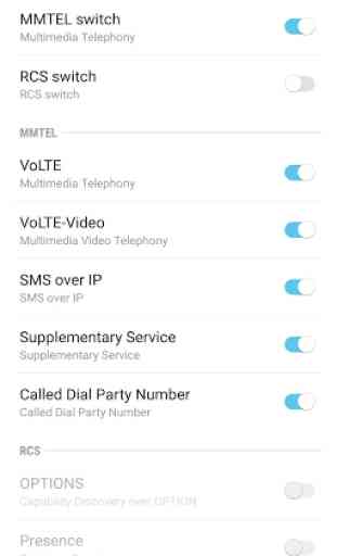 Lanceur de paramètres IMS Samsung (Activer VoLTE) 2