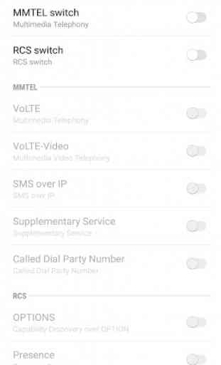Lanceur de paramètres IMS Samsung (Activer VoLTE) 3