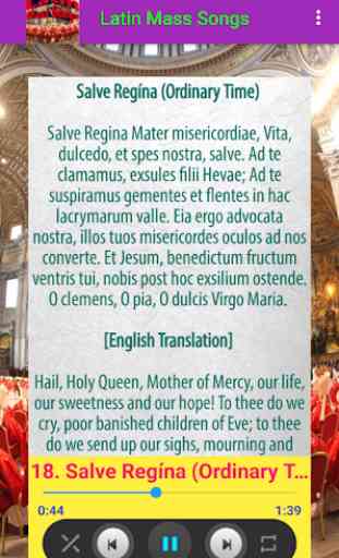 Latin Catholic Mass Songs | Lyric + Ringtone 3