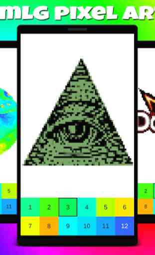 MLG Memes Color By Number MLG Pixel Art 4