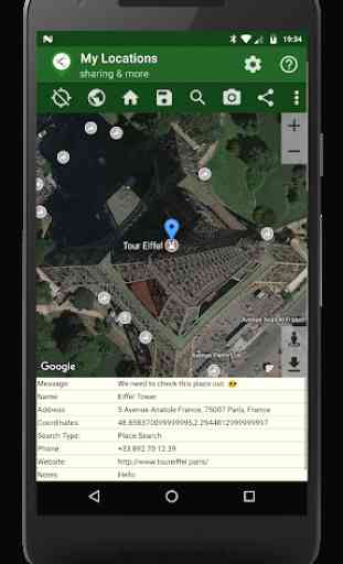 My Locations - Street View, GPS longitude latitude 1