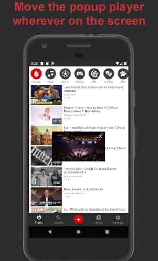 PopupTube : Find & watch videos and playlists 4