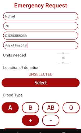 RED - Blood Donation App 4