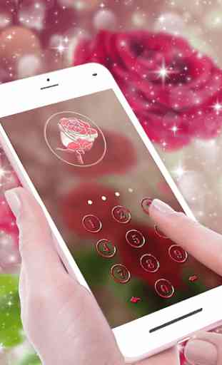 Red Rose Dream Bubble Live Lock Screen Wallpapers 2
