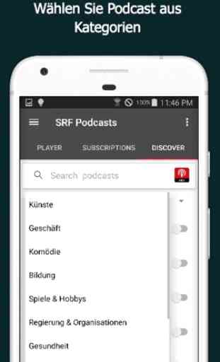 SRCast: Hören Sie SRF Podcasts 1