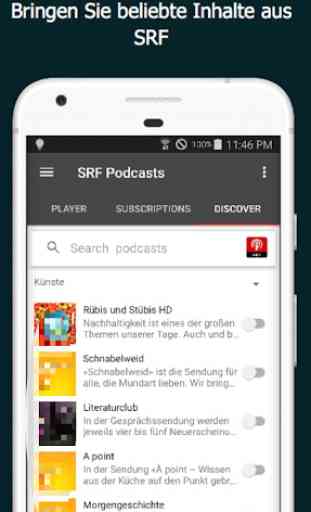SRCast: Hören Sie SRF Podcasts 2