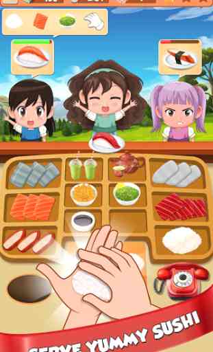 Sushi resto: jeu de cuisine par un chef japonais 1
