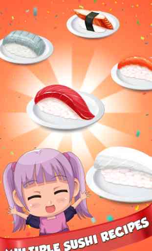 Sushi resto: jeu de cuisine par un chef japonais 2