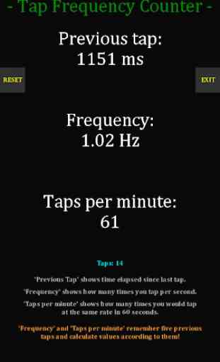 Tap Frequency Counter 3