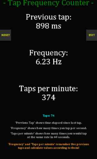 Tap Frequency Counter 4