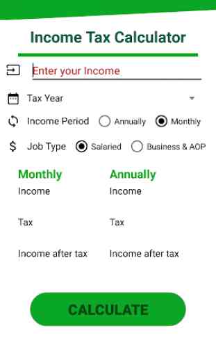 Tax Calculator Pakistan - 2020 1