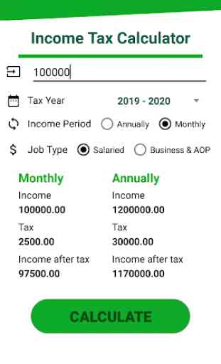 Tax Calculator Pakistan - 2020 2