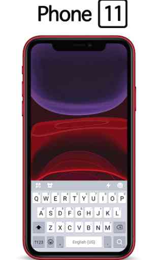 Thème de clavier Red Phone 11 1