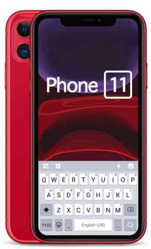 Thème de clavier Red Phone 11 2