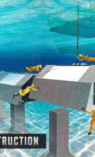 Underwater Road Builder: Bridge Construction 2019 3