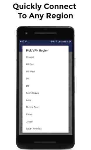 VPN On - Plus rapide et meilleur VPN 3
