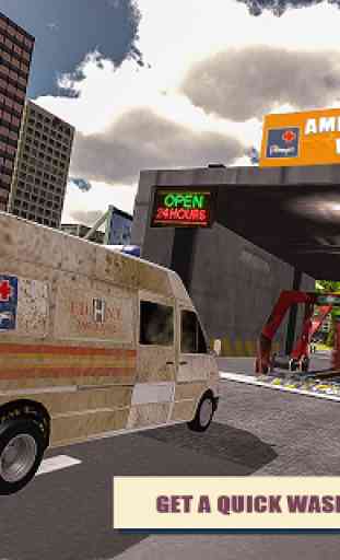 Ambulance Wash réel Truck Simulator 2018 3