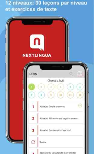 Apprendre une langue avec Nextlingua. Gratuit. 1