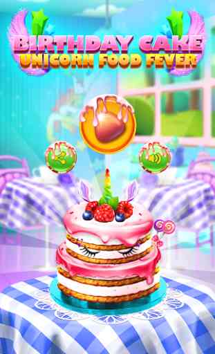 Birthday Cake - Unicorn Food Fever 1