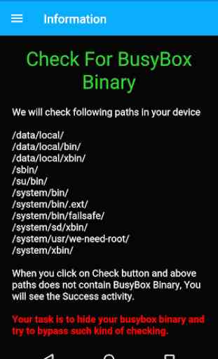 BusyBox Binary Check 2
