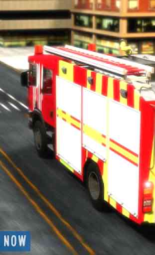 Camion De Pompier Réel: Sauvetage D'urgence Héros 4