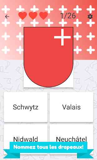 Cantons de Suisse - et cartes quizz Crests 2