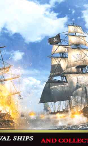 Caraïbes Navire guerre - Bataille Pirates vrai 18 1
