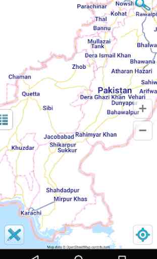 Carte de Pakistan hors-ligne 1