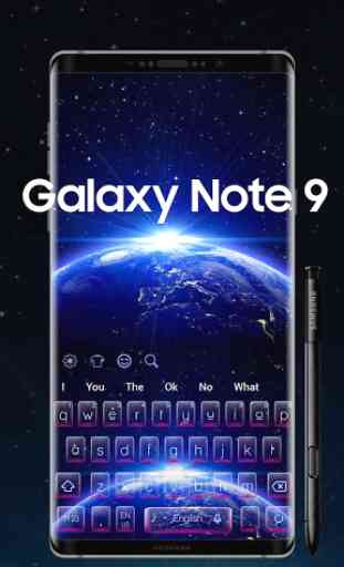 Clavier pour Galaxy Note 9 2