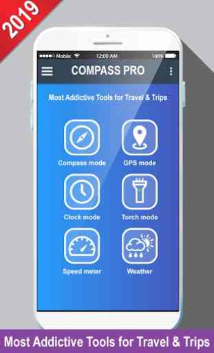 Compass Pro Android: Numérique Direction 360 free 2