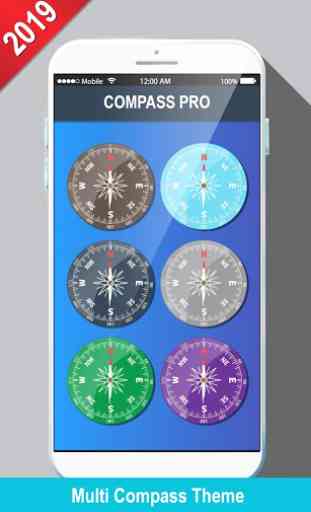 Compass Pro Android: Numérique Direction 360 free 3