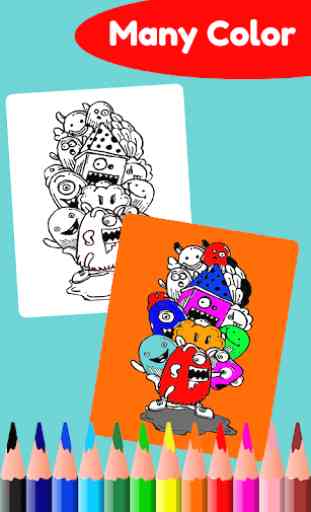 Doodle Coloring Book Free 2