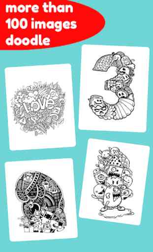 Doodle Coloring Book Free 3
