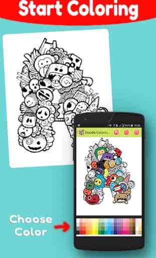 Doodle Coloring Book Free 4