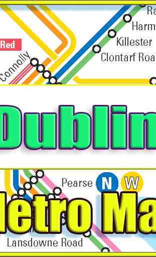Dublin Metro map Offline 1