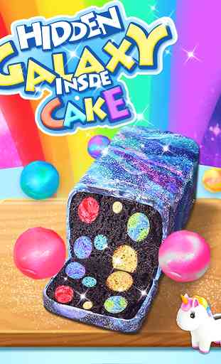 Galaxy Inside Cake: Cooking Games for Girls 1
