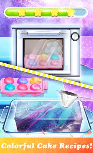 Galaxy Inside Cake: Cooking Games for Girls 2