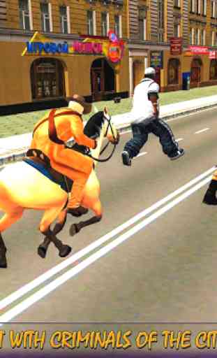 gangster cheval vs police de la ville 4