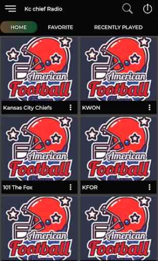 Kansas City football Radio App 1