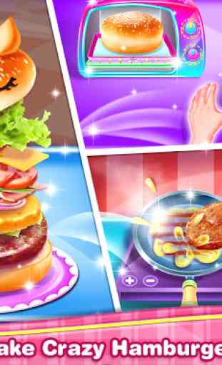 Kids Food Party - Burger Maker Food Games 2