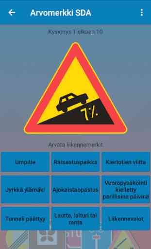 Liikennemerkit Suomessa Tietovisa liikennesääntöjä 2
