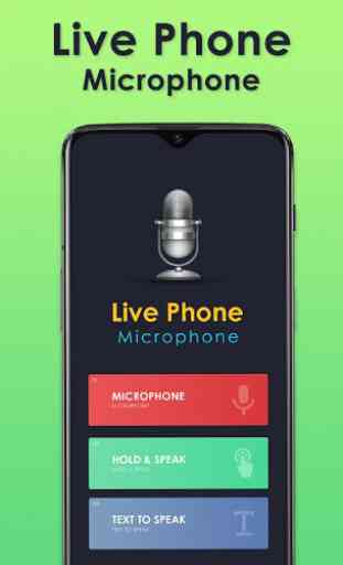 Live Phone Microphone – Mic Announcement & Speaker 1