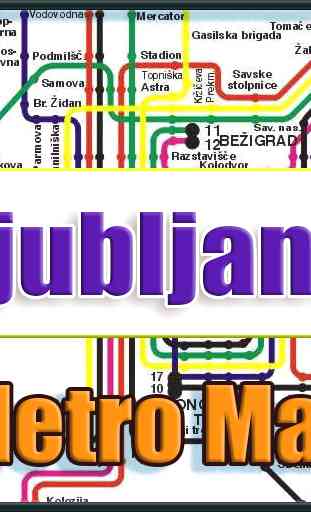 Ljubljana Metro Map Offline 1