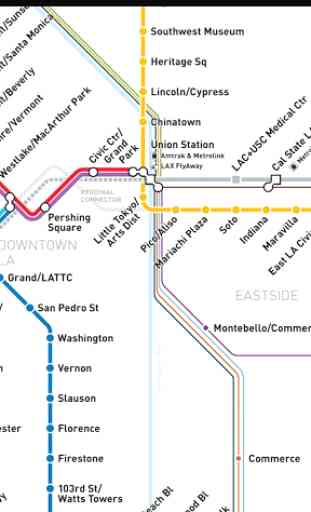 Los Angeles Metro Map 3