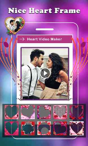 Love Heart Photo Effect Video Maker - Heart Video 3
