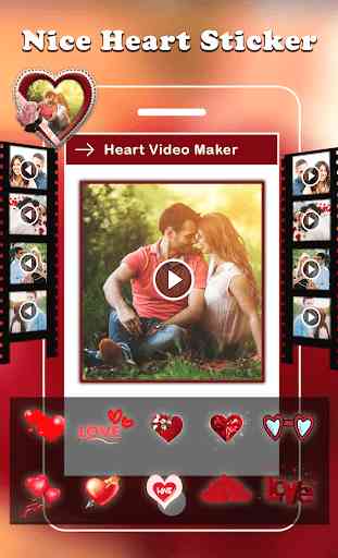 Love Heart Photo Effect Video Maker - Heart Video 4